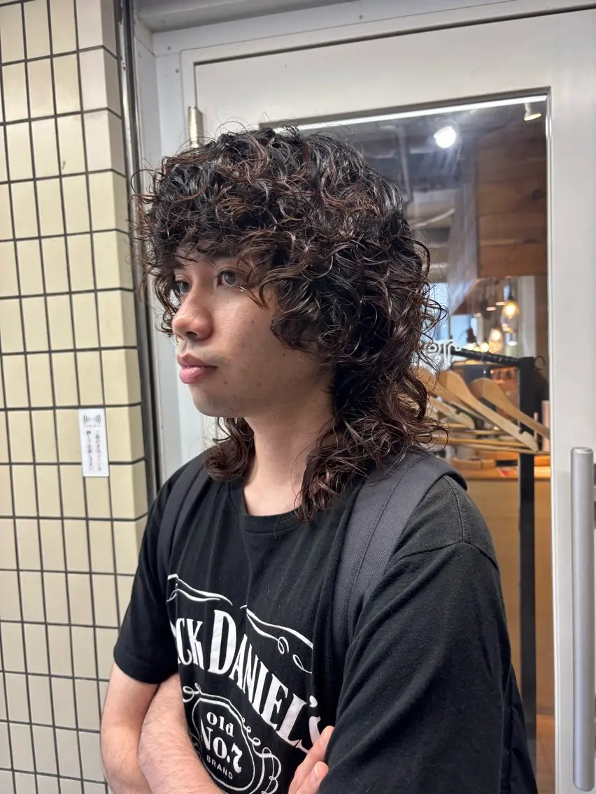 ミディアム パーマ カット ヘアカラー パーマ kaito パーマ募集！🙌のヘアスタイル