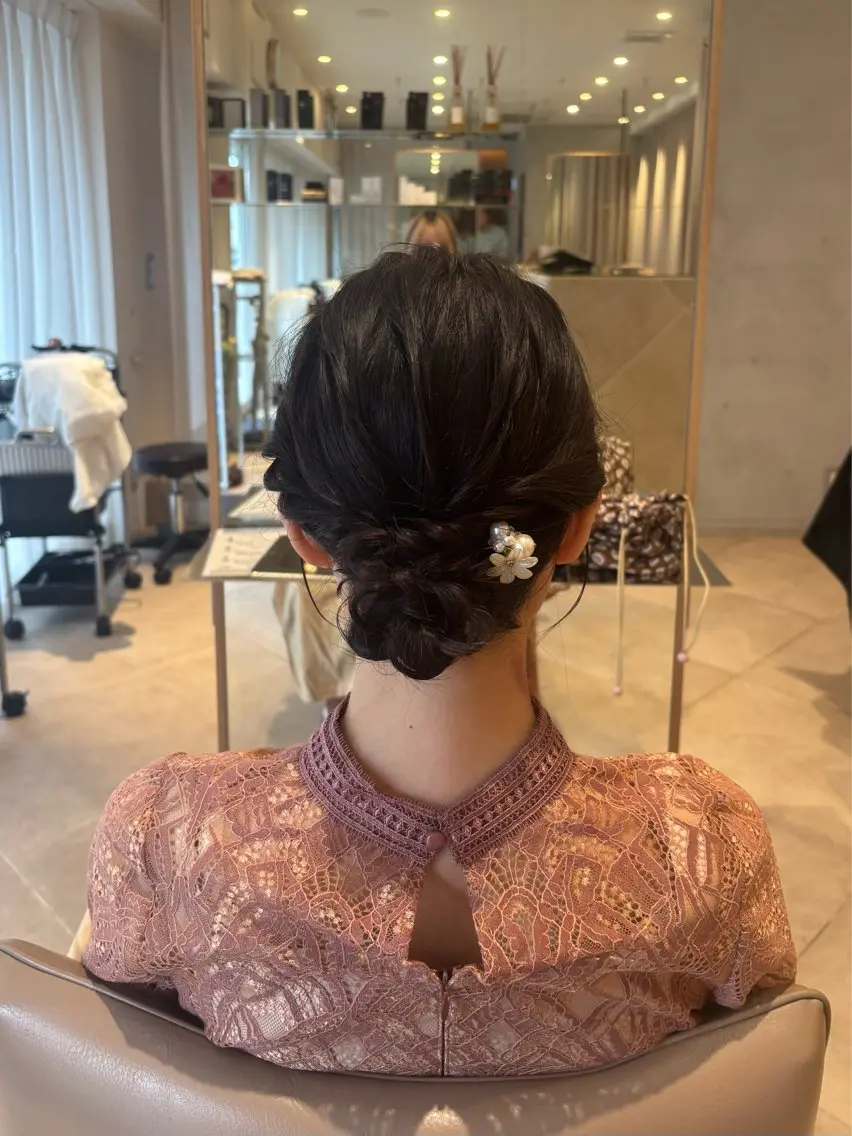ヘアアレンジ ヘアセット rio ୨୧のヘアスタイル