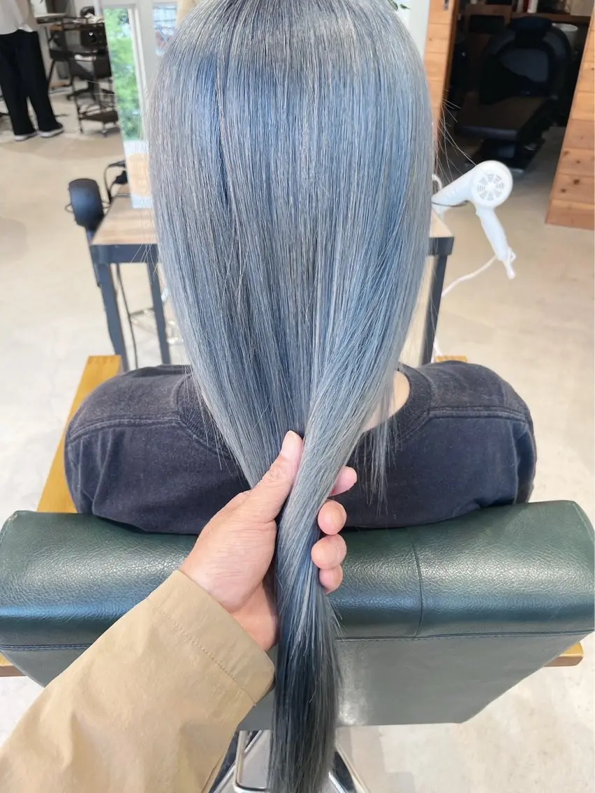 ロング カラー ヘアカラー トリートメント ダブルカラーが得意 髙木千惺/大須のヘアスタイル