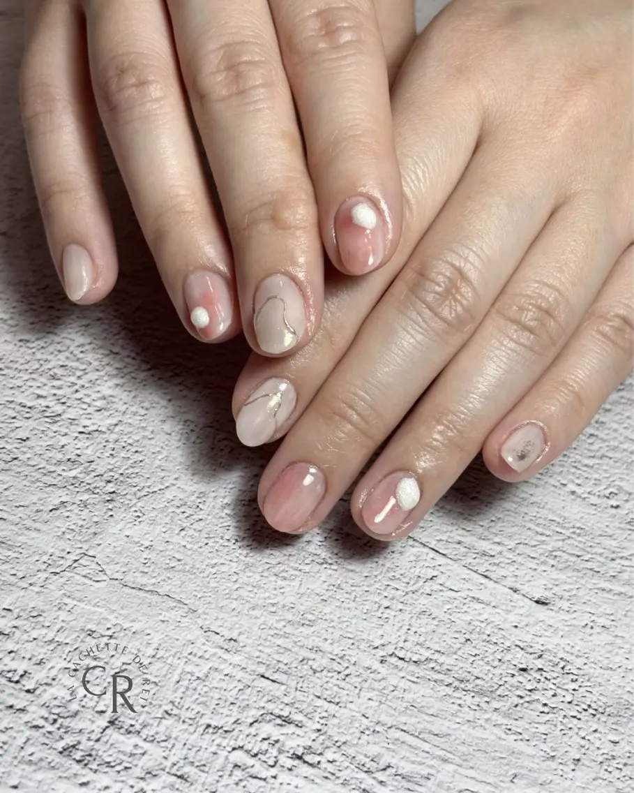 ネイル ニュアンスネイル ラカシェットデ レイのネイルデザイン