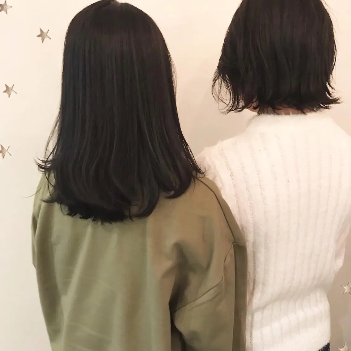 ミディアム カラー 市川 千夏のヘアスタイル