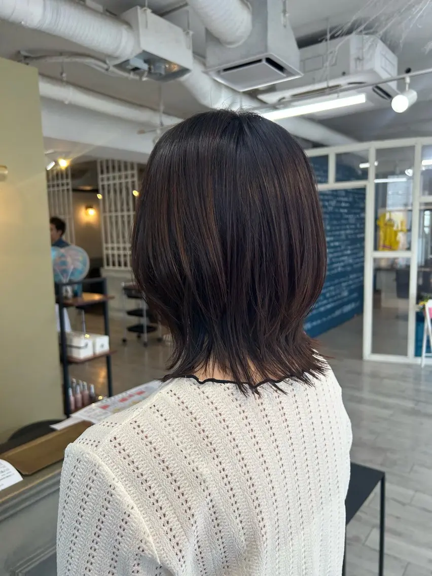 ミディアム 三浦 太生のヘアスタイル
