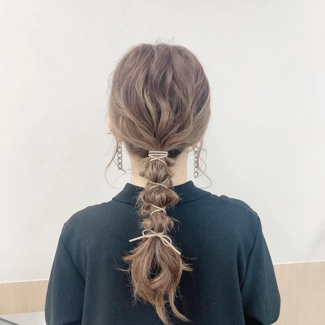 ロング ヘアアレンジ レイヤー/ブリーチ/ 新宿/福元実希のヘアスタイル