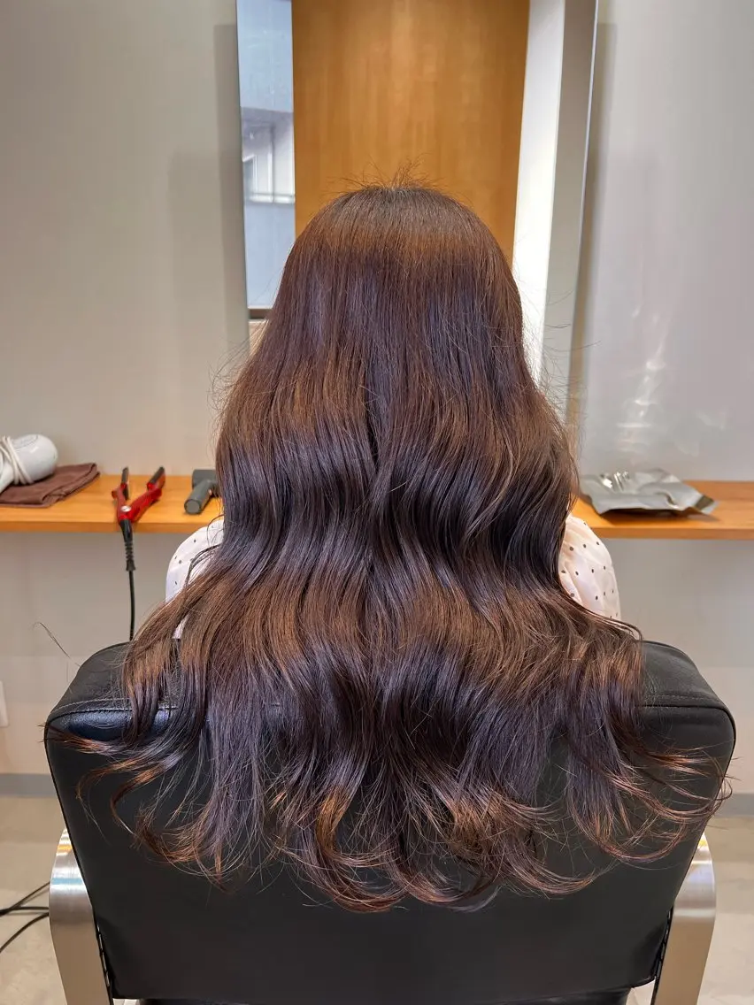 ロング カット ヘアカラー トリートメント リュウガ/艶髪矯正 /透明感カラーのヘアスタイル