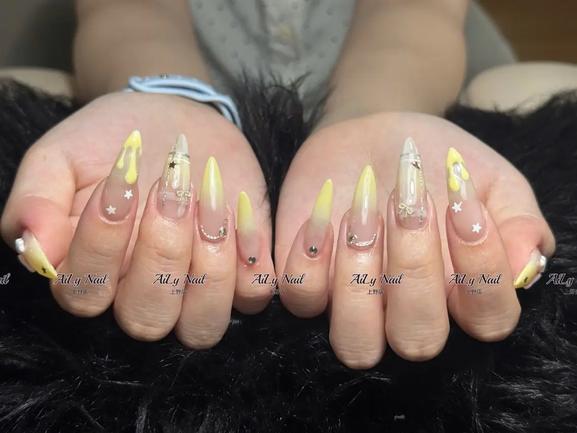 ネイル アートネイル ジェルネイル マグネットネイル ニュアンスネイル シンプルネイル ハンドネイル AiLy Nail 上野店のネイルデザイン