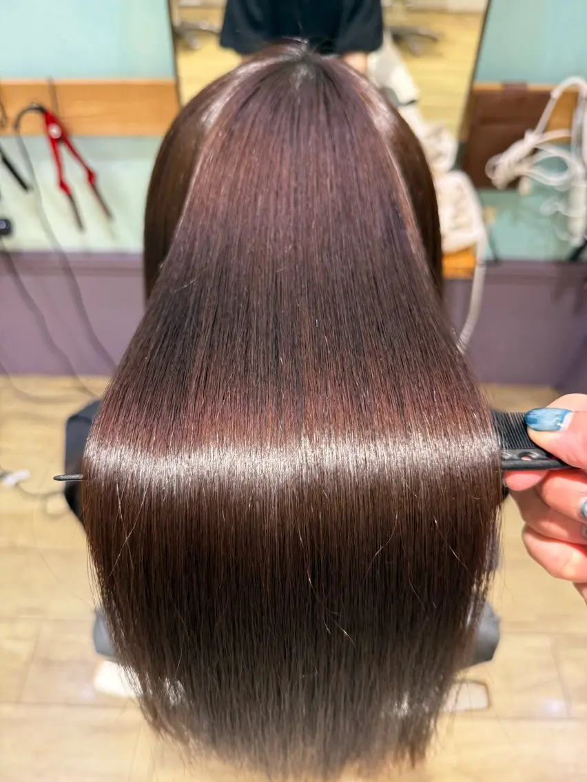 ロング 縮毛矯正 ✨️パーマ✨ たなかひろとのヘアスタイル