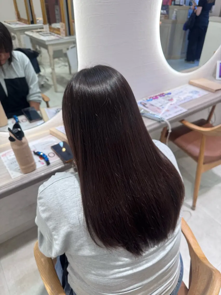 ロング カラー ヘアカラー 戸張 渚のヘアスタイル