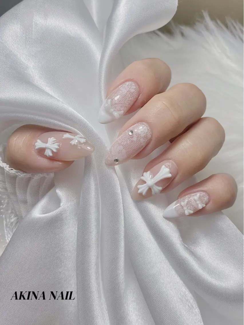 セミロング ハンドネイル Akina Nail🎀✨のネイルデザイン