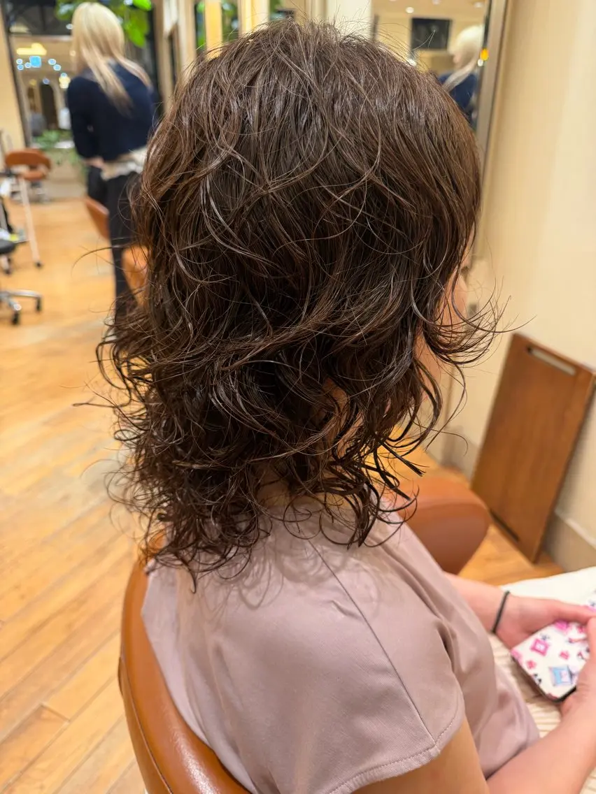 パーマ パーマ 北島 菜々美のヘアスタイル