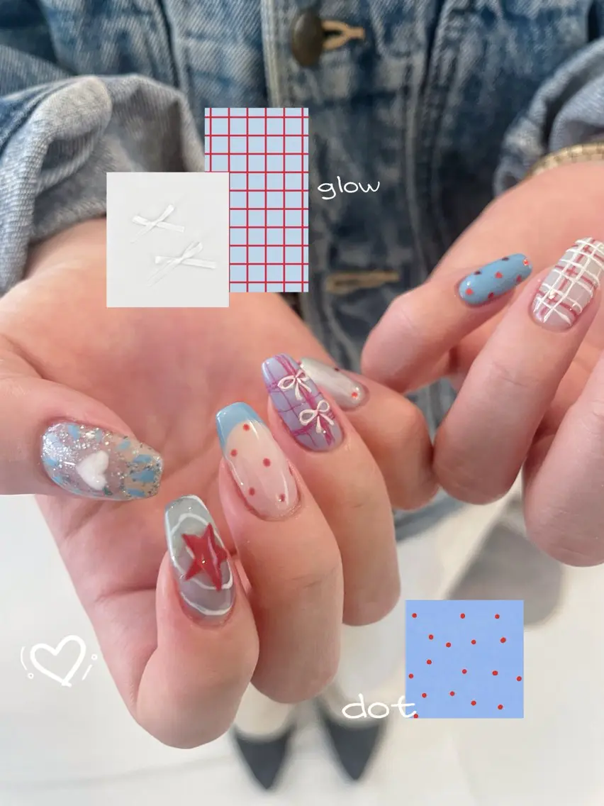 🌟落書きネイル🌟の写真