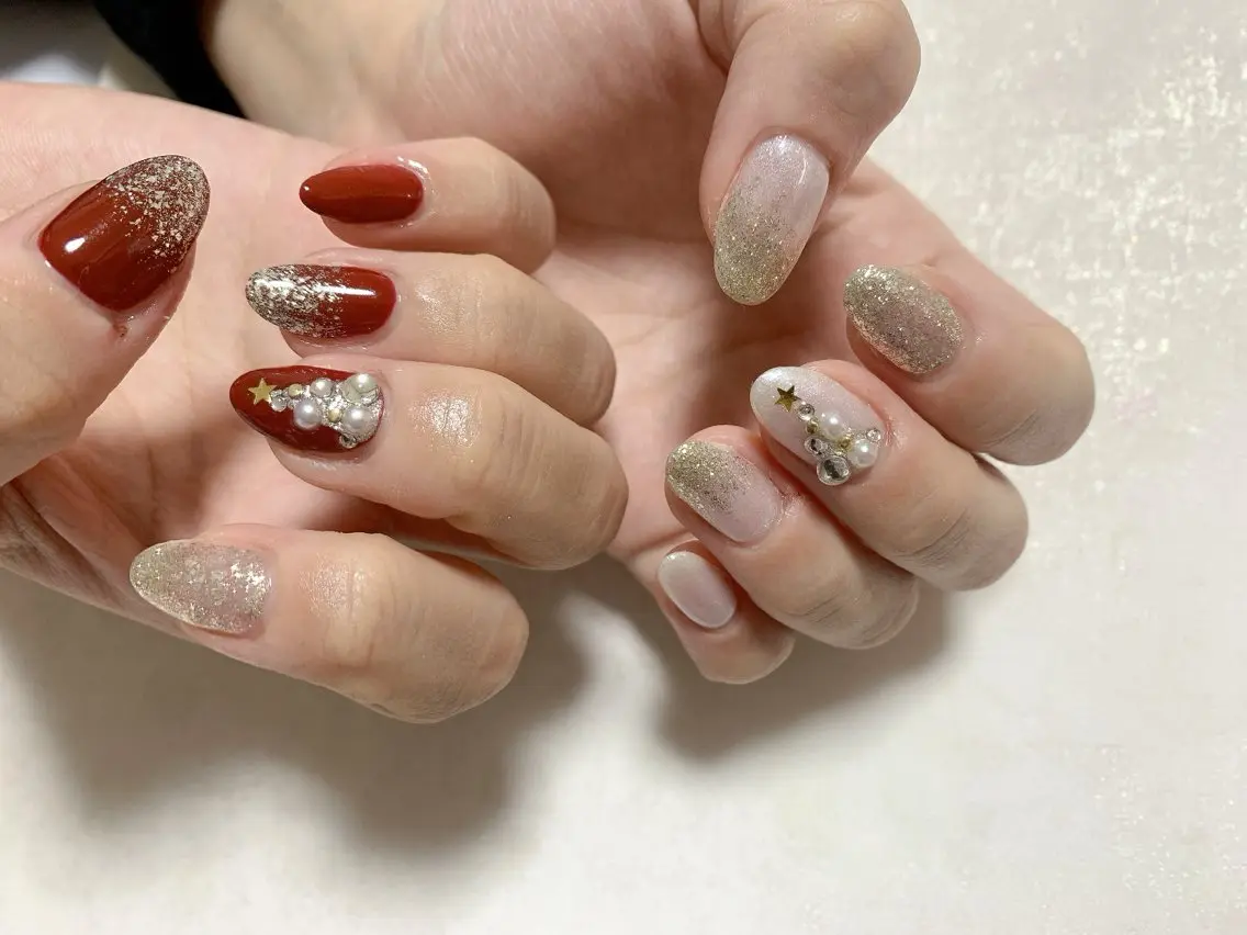 ネイル ジェルネイル 韓国ネイル メンズネイル パラジェル ブライダルネイル kiki nail たまプラーザのネイルデザイン