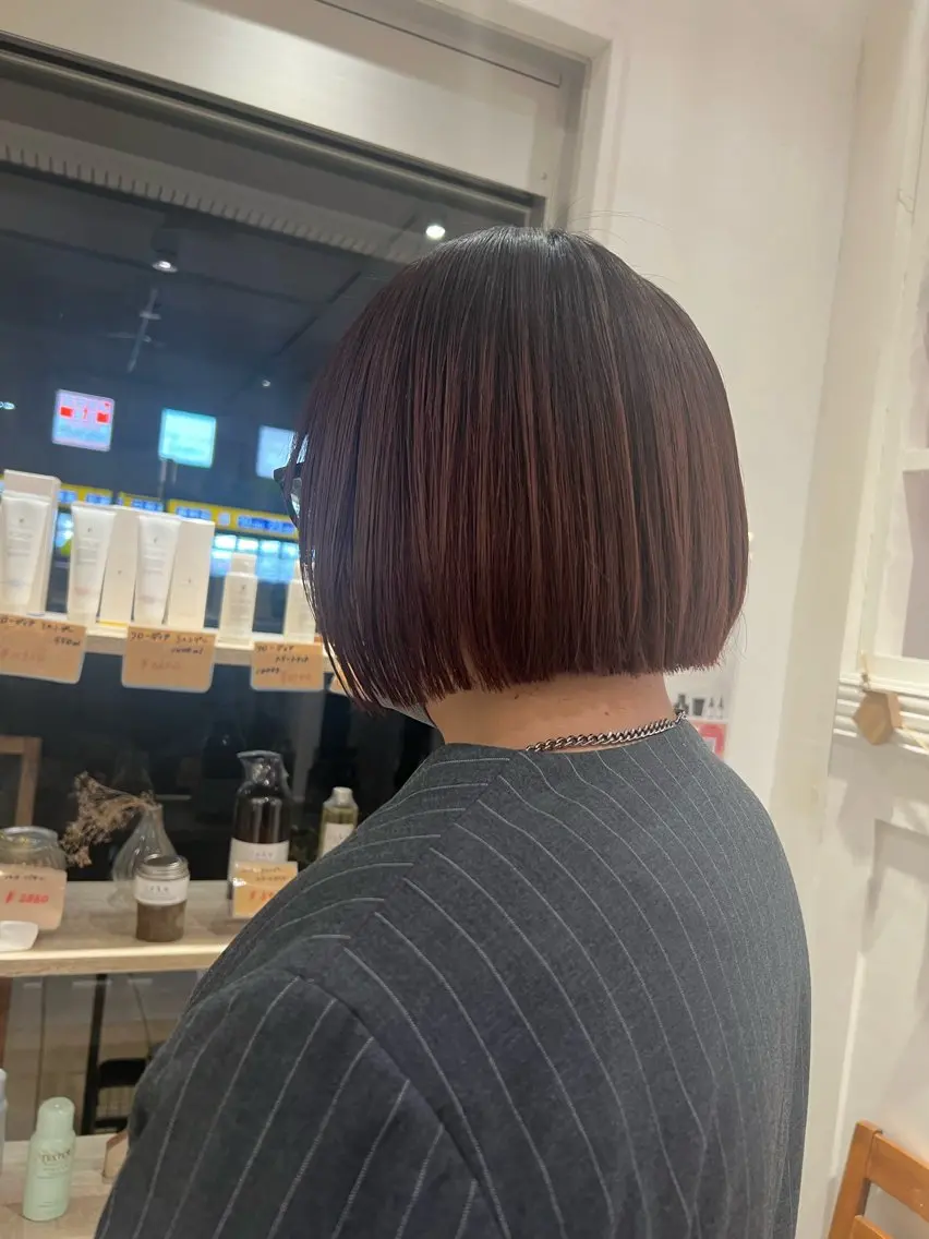 ショート ブリーチなしカラー/ ボブ//おとは🌱のヘアスタイル