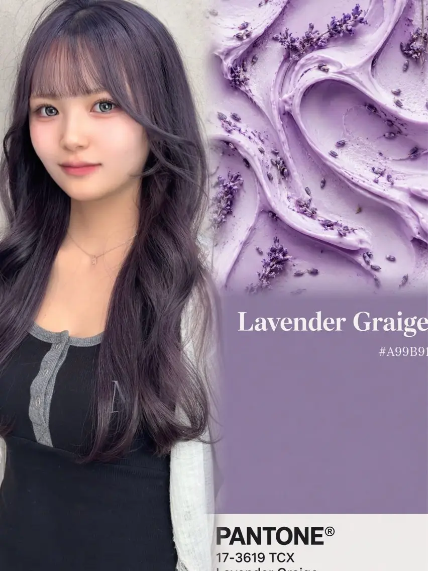 ロング カラー ヘアカラー 色落ちまで可愛い 🤍透明感カラーのヘアスタイル