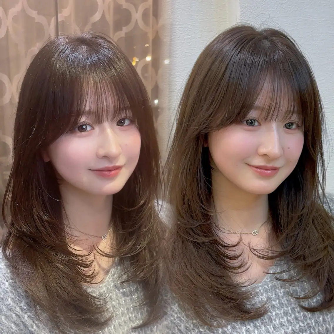 ロング レイヤーカット カット ヘアカラー トリートメント 🎀高級感レイヤー 透明感カラー/慎太郎のヘアスタイル