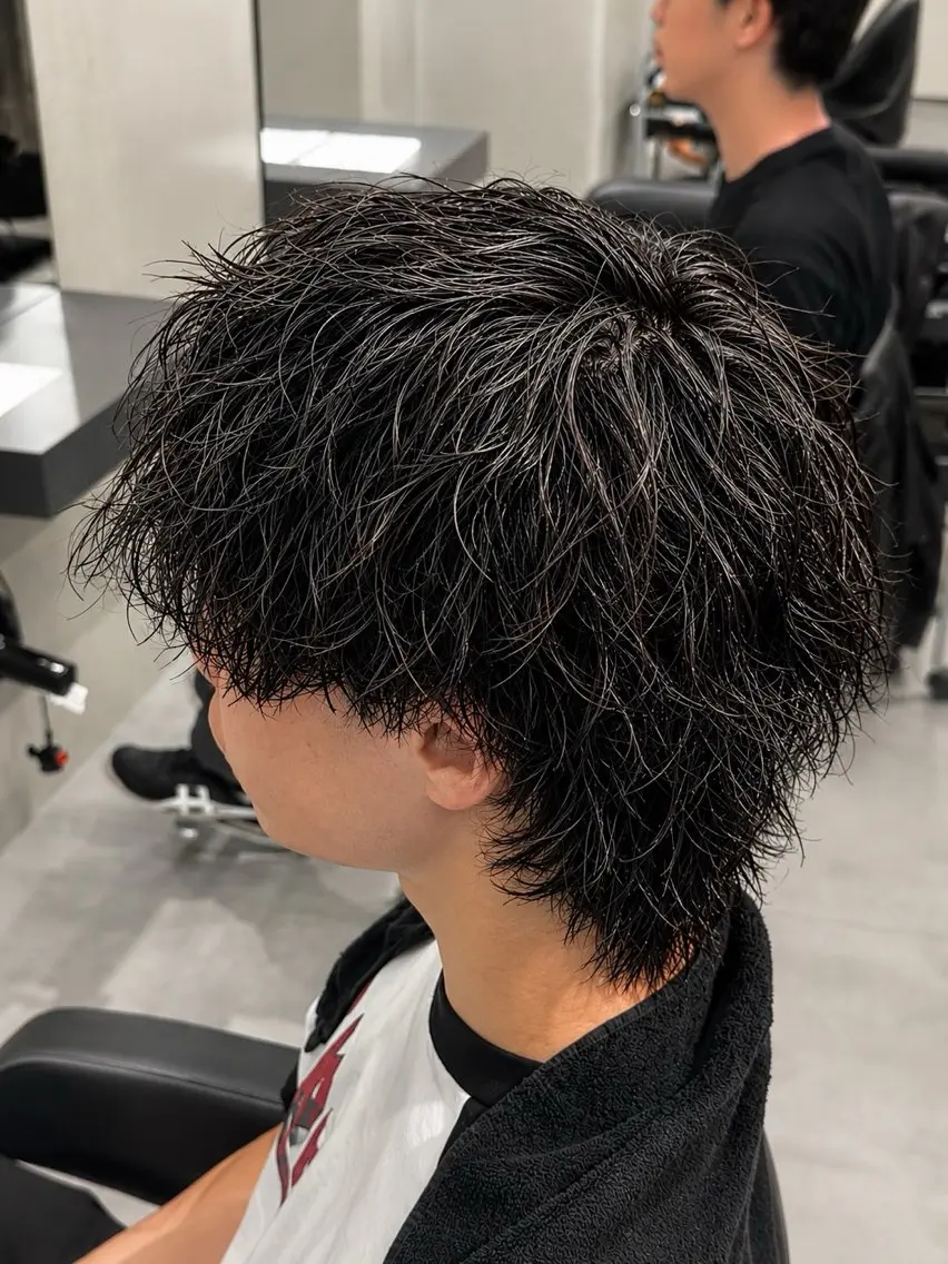🎉ご新規様限定🎉 カット+🌀似合わせパーマ🌀 【ミニモ学割】 【メンズ】の写真