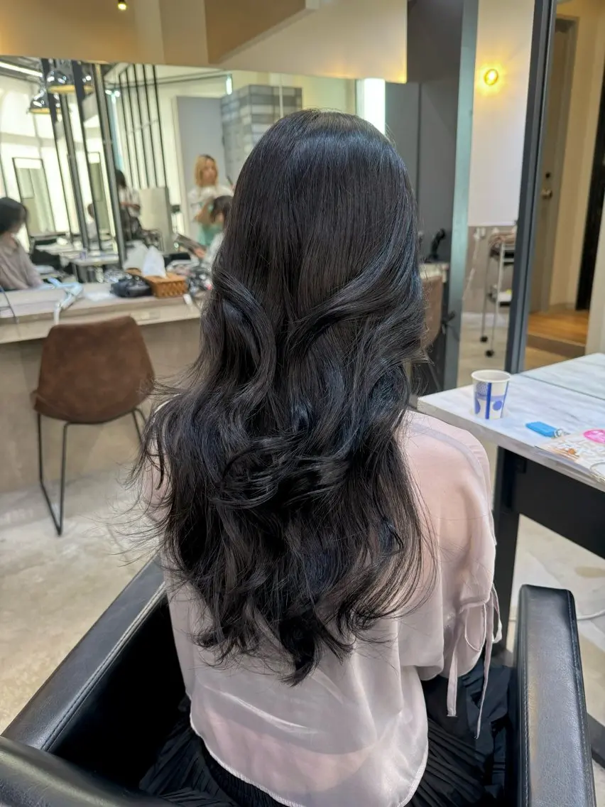 ロング 韓国ヘア🇰🇷 YUKINAのヘアスタイル