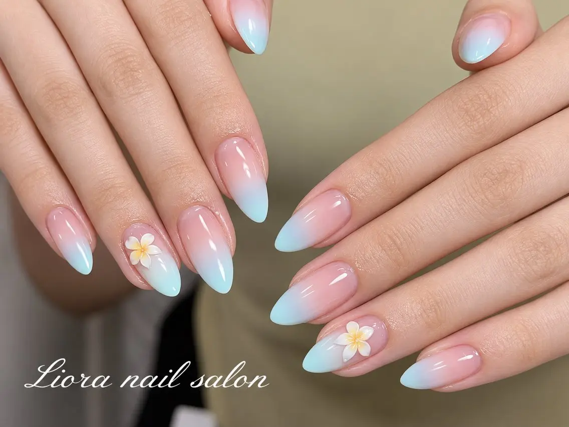 ネイル チークネイル フットネイル フレンチネイル ジェルネイル ガーリー ハンドネイル Liora nailのネイルデザイン
