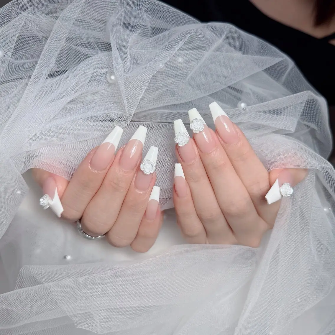 ネイル アートネイル フレンチネイル ジェルネイル 韓国ネイル マグネットネイル ハンドネイル Lenie Nail Okuboのネイルデザイン