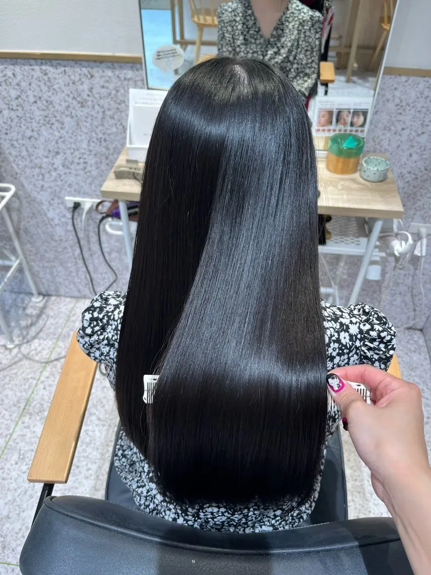 🌀酸性ストレート+トリートメントの写真