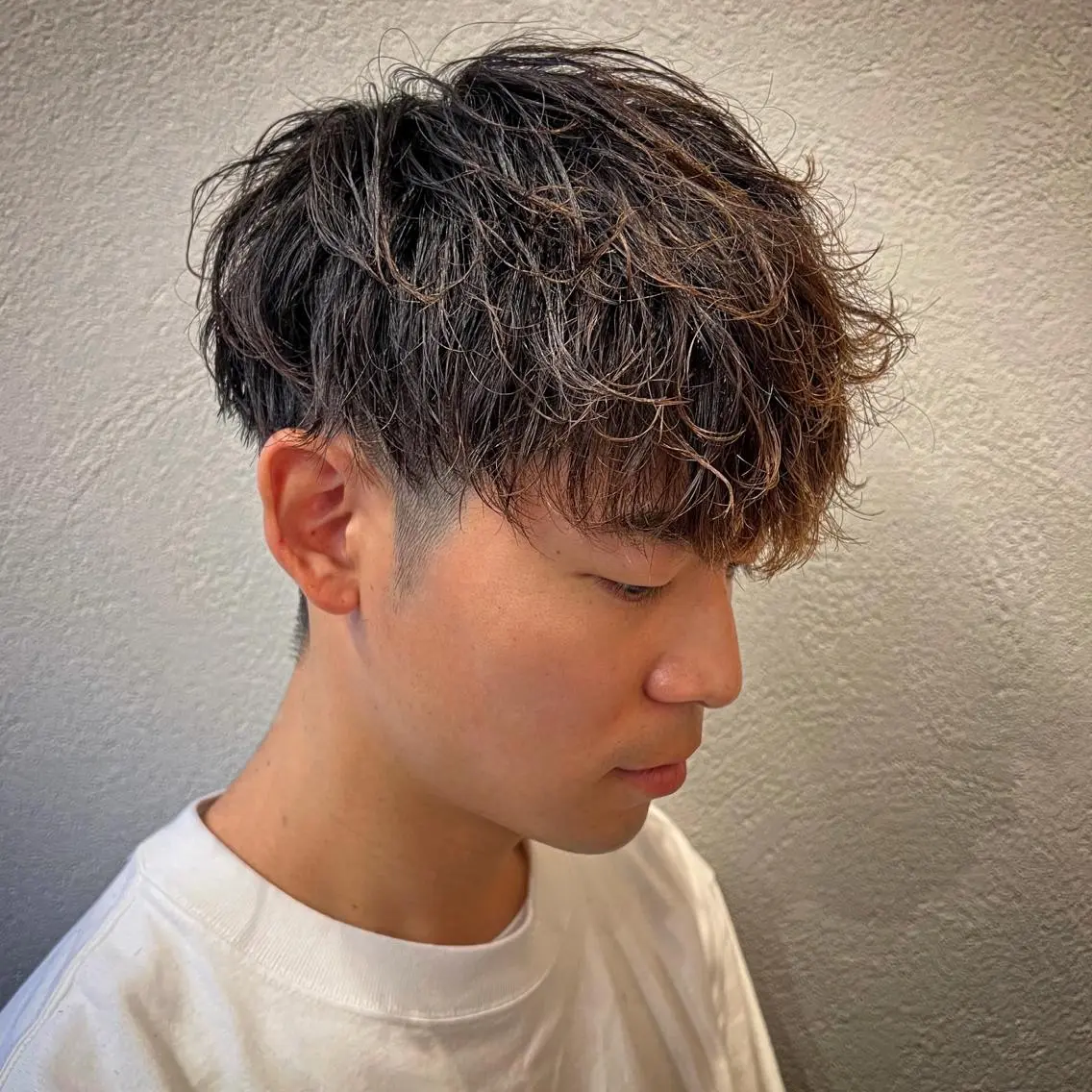 カラー パーマ メンズ マッシュ メンズパーマ メンズ特化/パーマ/ メッシュ/竜成のヘアスタイル
