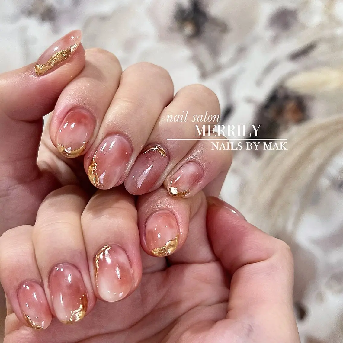 ネイル ニュアンスネイル ハンドネイル salon de Cheliのネイルデザイン