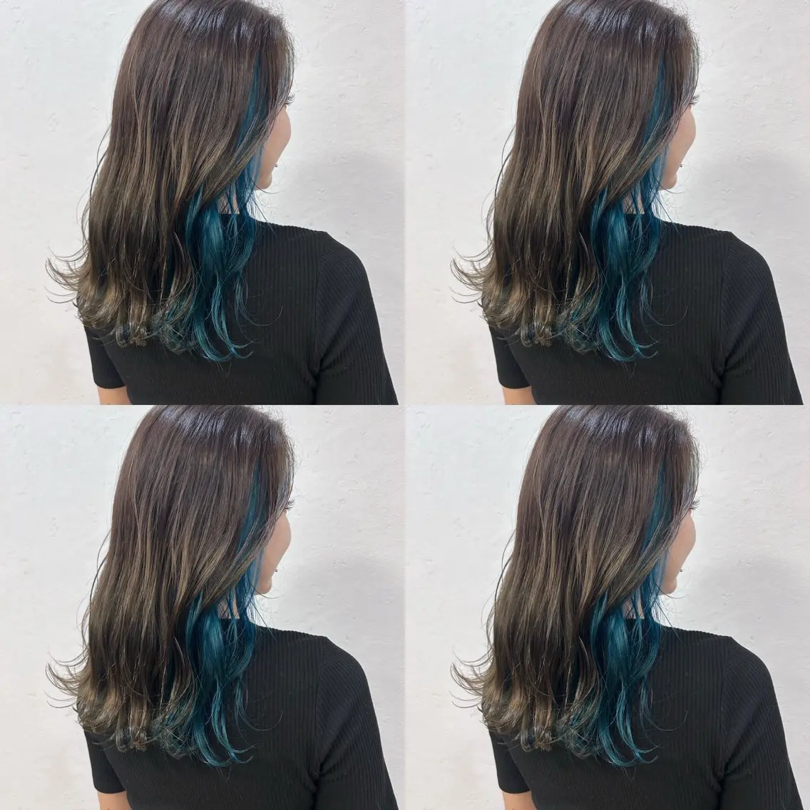 セミロング 河口 友里のヘアスタイル
