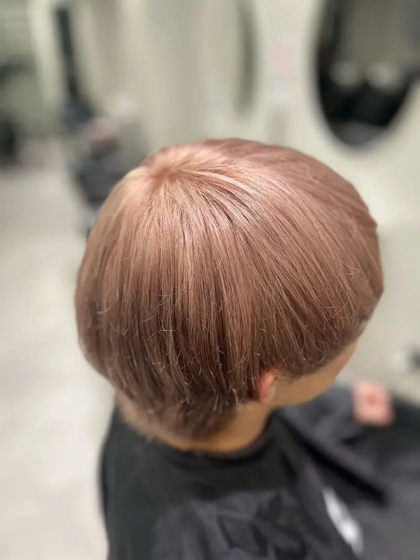 カラー メンズ 米内 柚稀のヘアスタイル