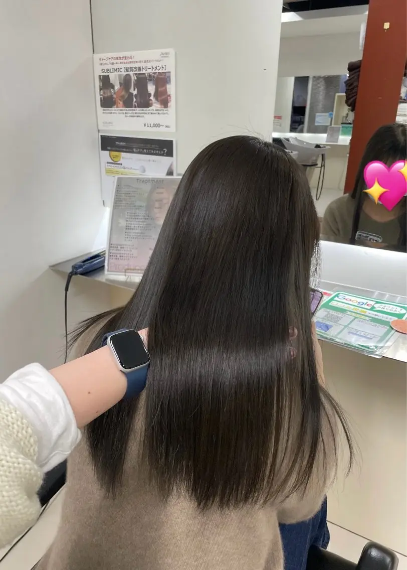 ロング カラー ヘアカラー 🎀ゆい🎀 髪質改善カラー🎀のヘアスタイル