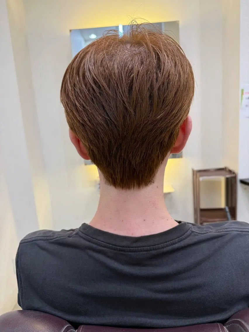 ショート メンズ 永井 天斗のヘアスタイル