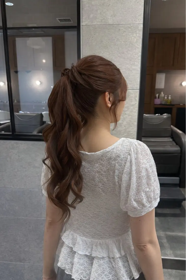ロング ヘアアレンジ ヘアセット メンズ&ヘアアレンジ 🌼みねのヘアスタイル
