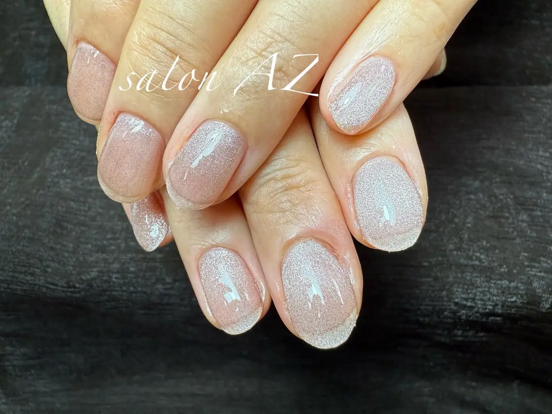 ネイル アートネイル 長さ出し フットネイル フレンチネイル ジェルネイル salon AZのネイルデザイン