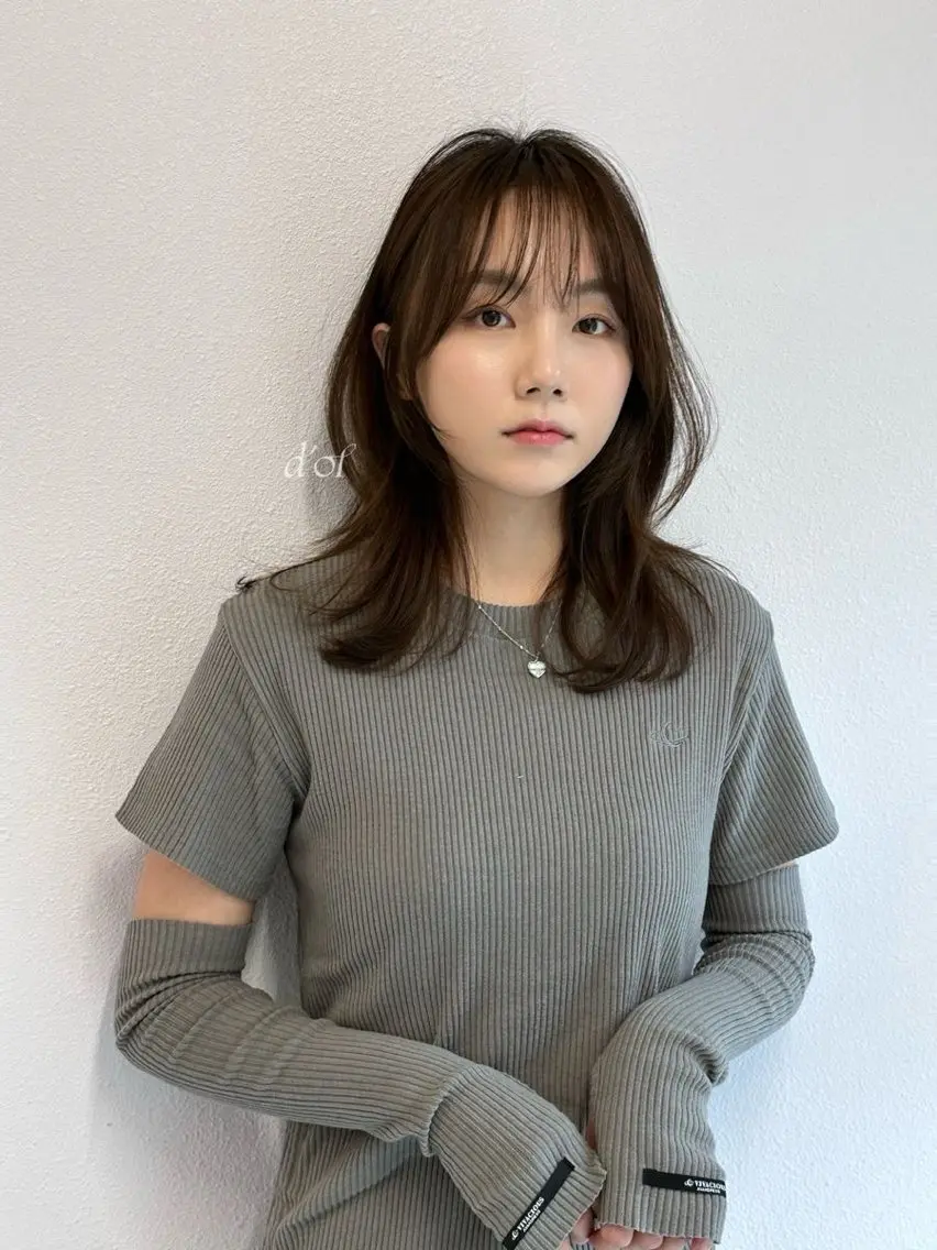 ミディアム Nakajima Eijiのヘアスタイル