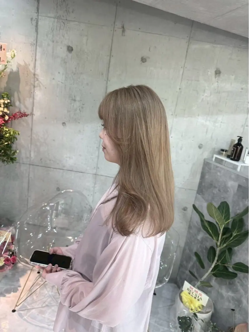 【ミニモ限定メニュー】全体ワンカラー+1step艶感プラストリートメント🫧✨の写真