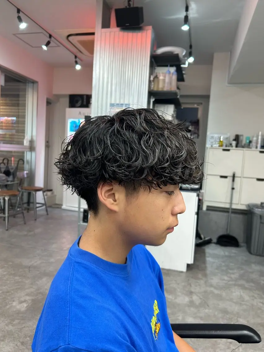ショート パーマ メンズ カット パーマ パーマ支持率No.1 ❤️🔥安成弾のヘアスタイル