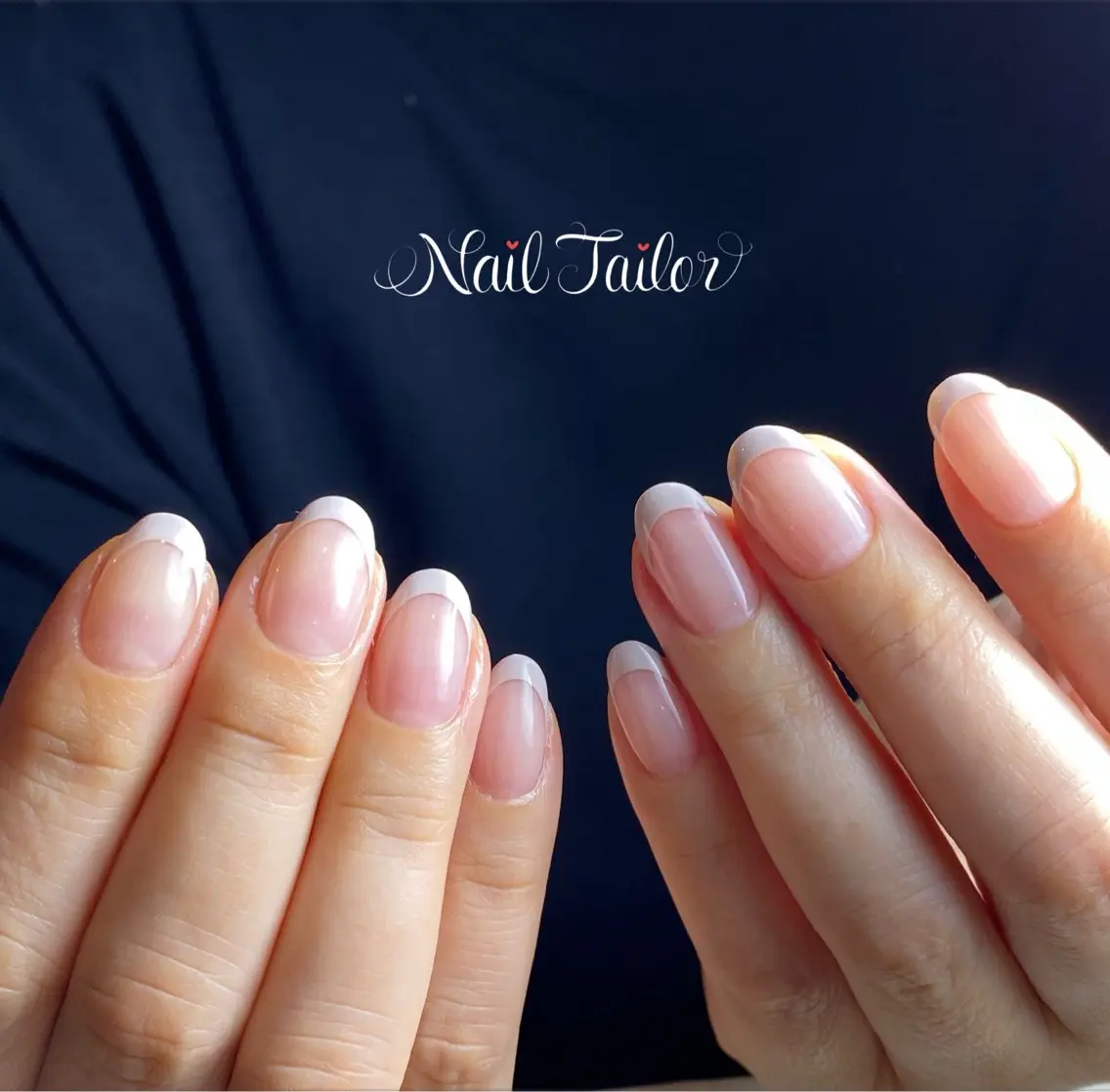 ネイル フレンチネイル ハンドネイル NailTailor ネイルテイラーのネイルデザイン