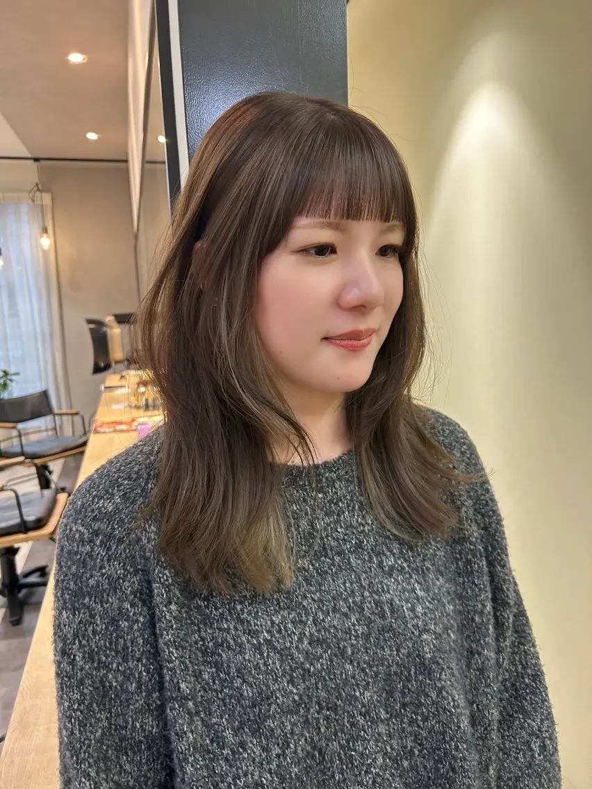 ロング カラー ベージュカラー インナーカラー カット ヘアカラー トリートメント hubhair レイヤー/透明感のヘアスタイル