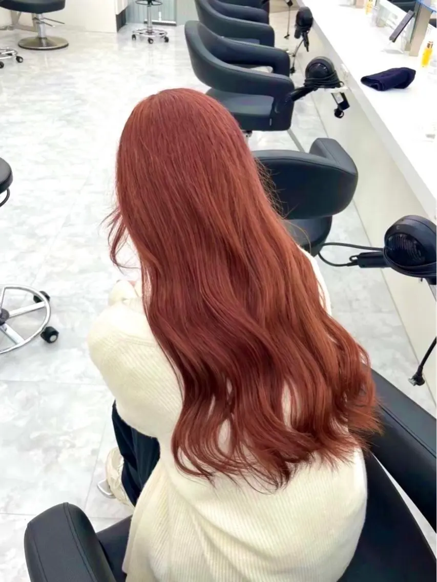 カラー ベージュカラー ブリーチ 透明感カラー ハイトーンカラー ピンクカラー ヘアカラー 透明感カラー /ななかのヘアスタイル