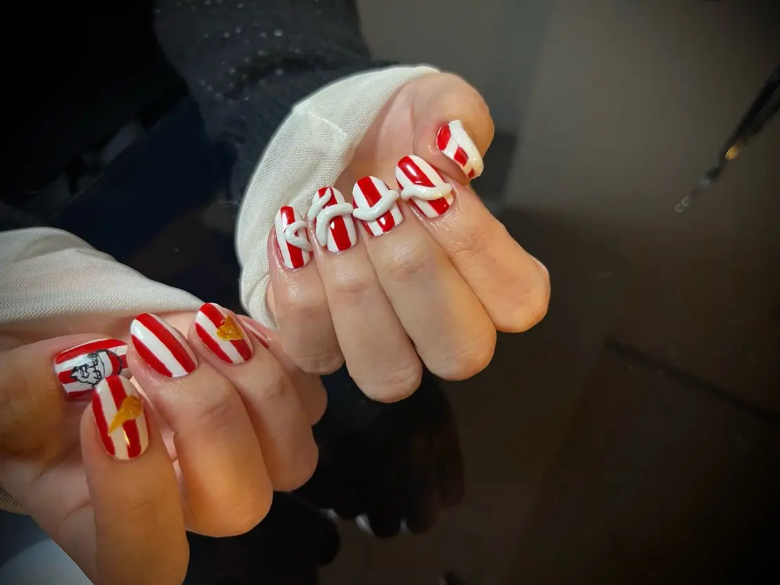 ネイル ジェルネイル 冬ネイル クリスマス himitsu kichiのネイルデザイン