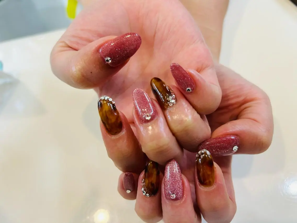 ネイル フレンチネイル ガラスフレンチ グラデーション ニュアンスネイル ワンカラーネイル brilliant s.kのネイルデザイン