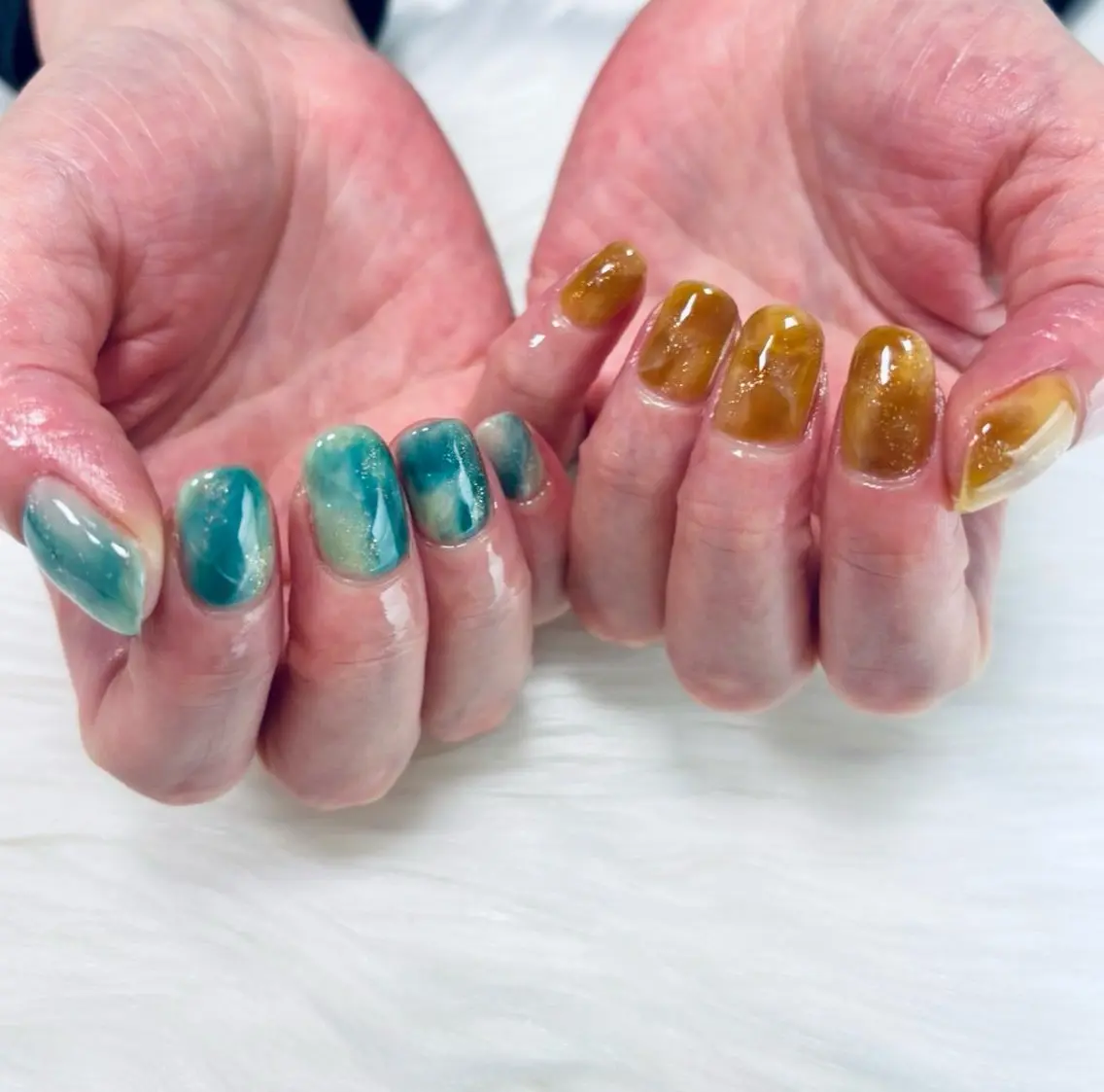 ネイル ニュアンスネイル ヘア＆ネイル＆アイ サロンパルヨンのマツエク・マツパデザイン
