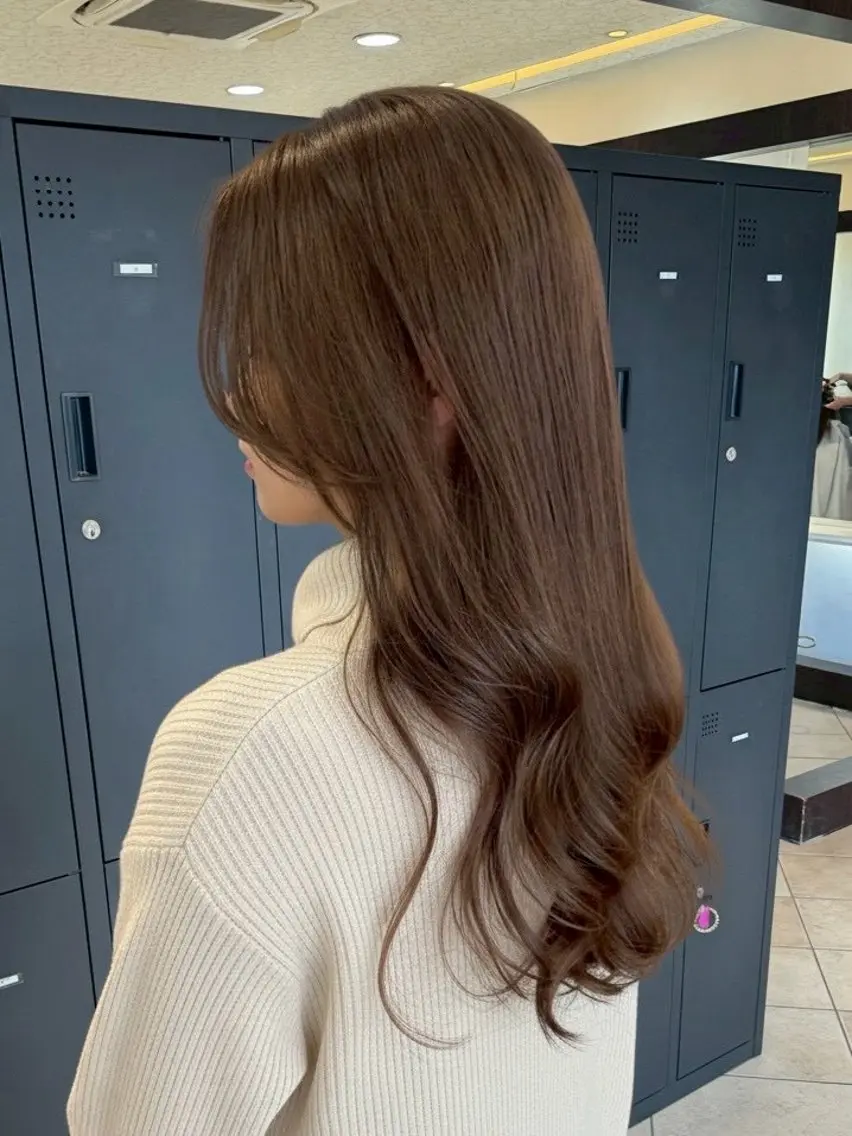 ロング カラー MOKA🌼淵野辺 カラーモデル募集のヘアスタイル