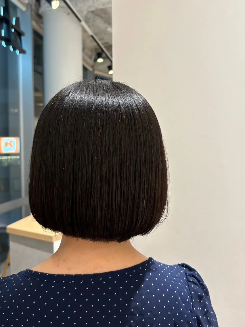 ショート ボブ ニワ サクラコのヘアスタイル