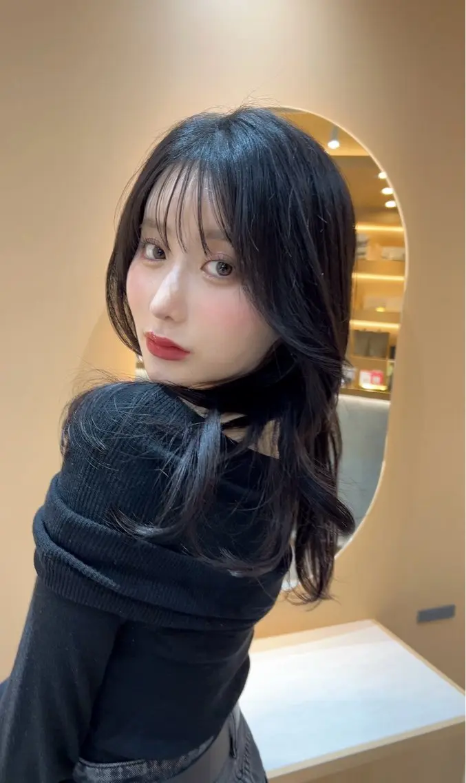 ロング 髪質改善 縮毛矯正 トリートメント ヘアカラー トリートメント 🫧髪質改善 講師🫧🍎幹細胞のヘアスタイル