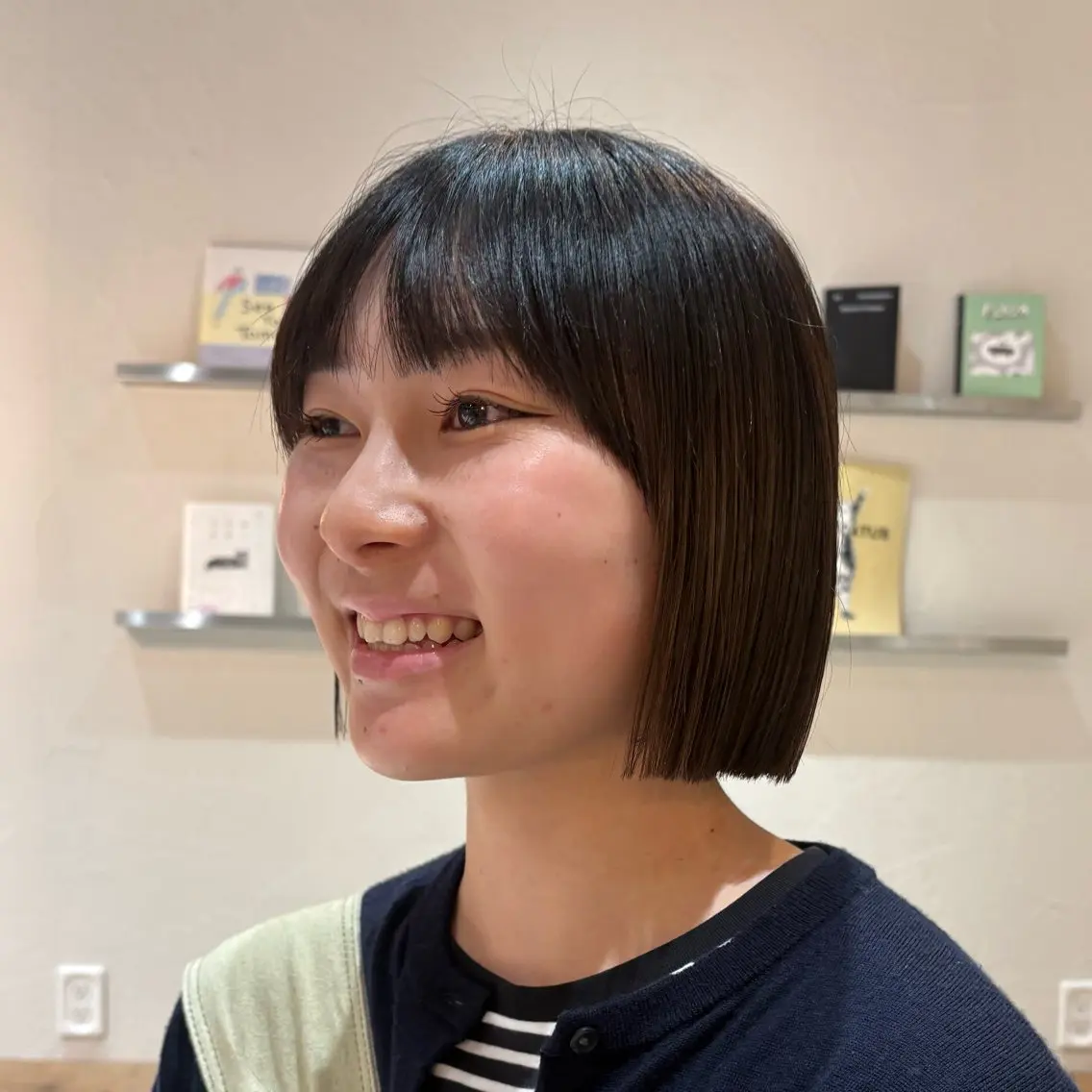 ショート カット シマダ ユウナのヘアスタイル