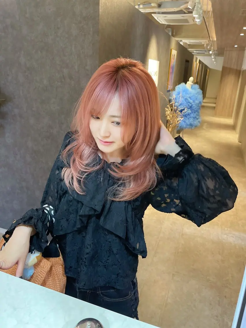 セミロング カラー カット トリートメント ANDIAMO SAKAE🍁楓のヘアスタイル