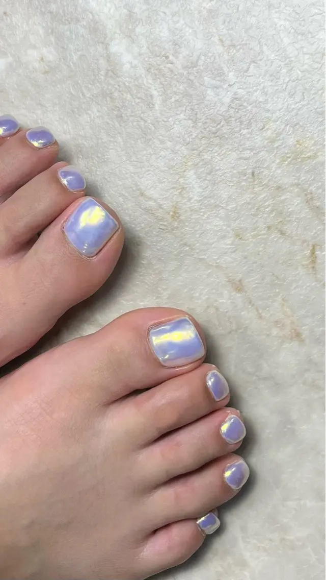 Foot オフなし マグネットorミラーorオーロラネイル🍸の写真