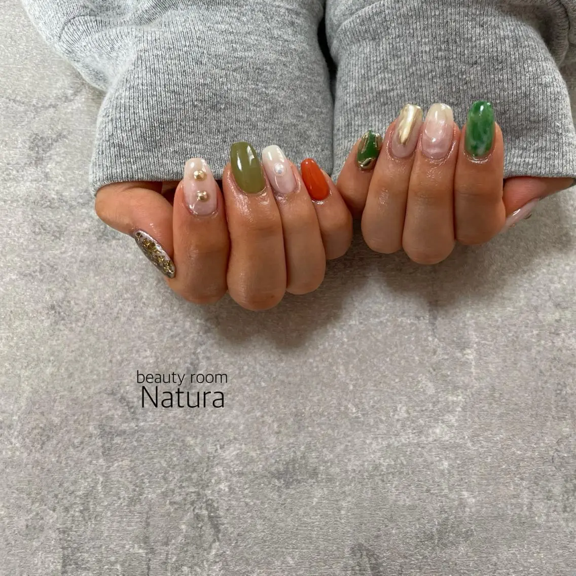 ネイル ハンドネイル beautyroom Naturaのネイルデザイン