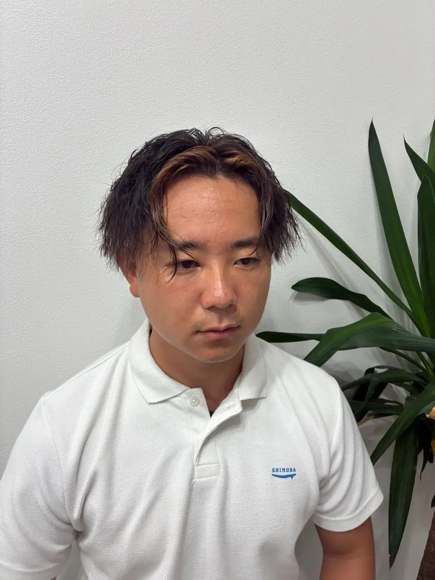 パーマ メンズ カット FJ Kaminokeのヘアスタイル