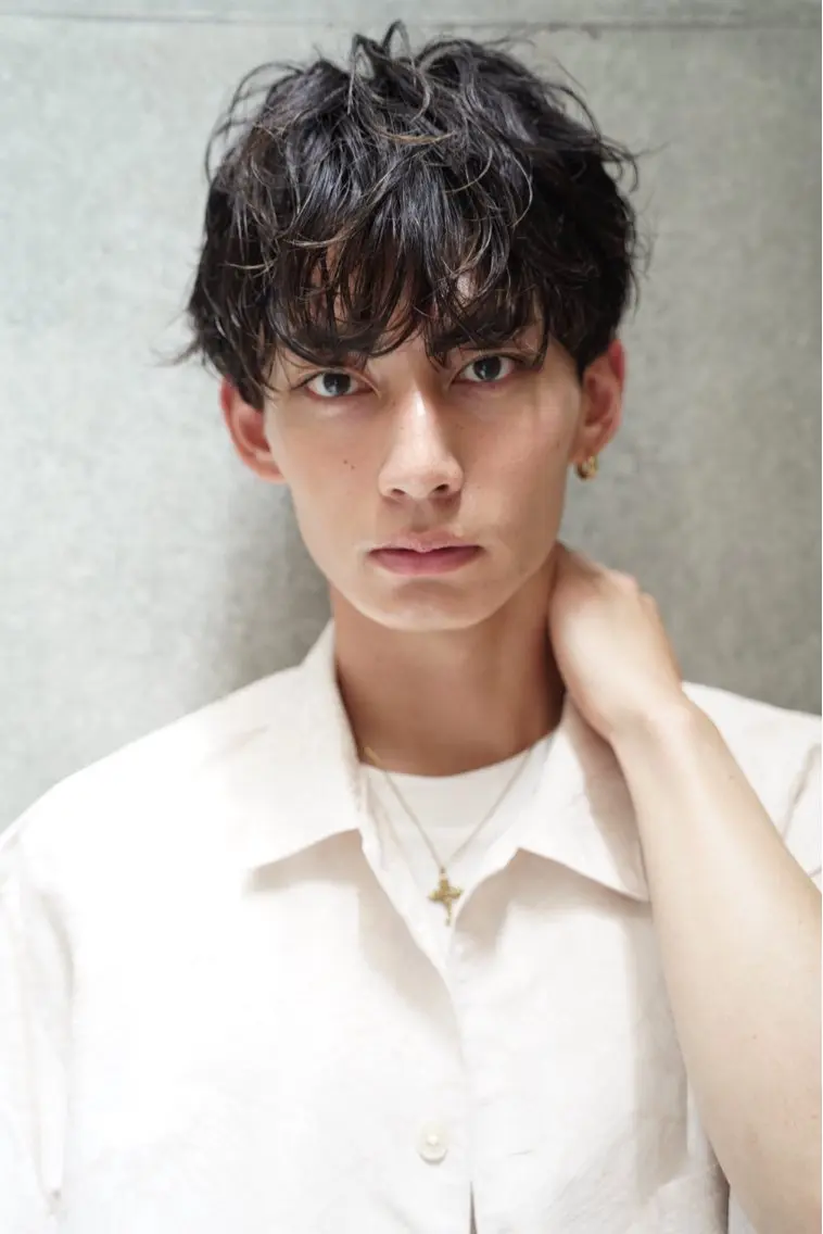 パーマ メンズ カット パーマ トリートメント ヘアセット 再現性No.1ヘア ごーた立川のヘアスタイル