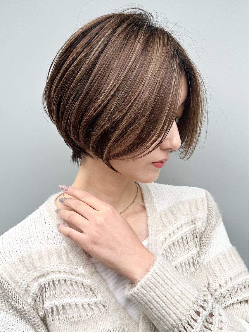 ショート ショートヘア カット ヘアカラー トリートメント 似合わせカット/ 山見陽のヘアスタイル